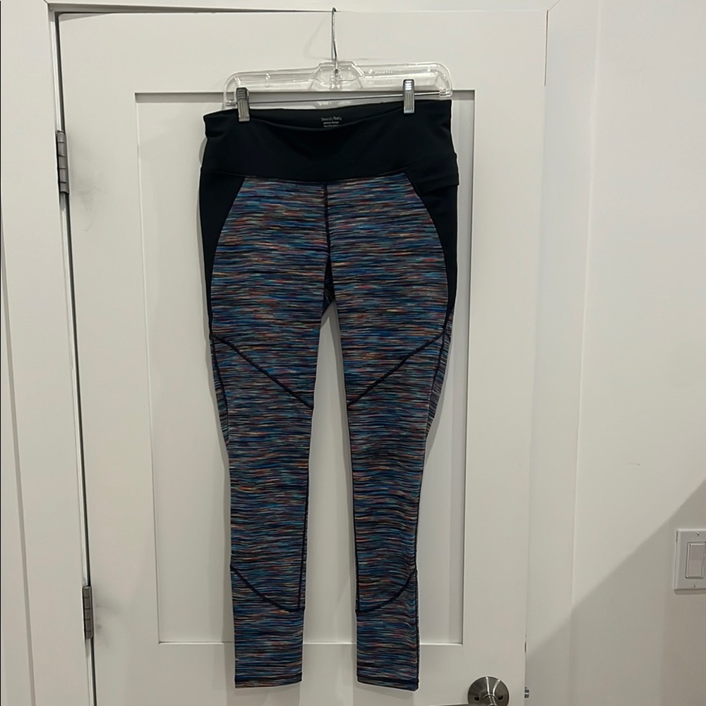 Sweaty Betty full length Muliti-colored Leggings in women’s size L